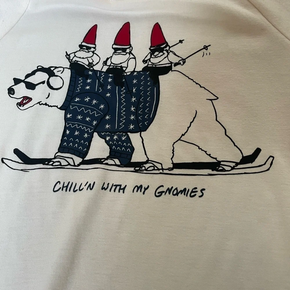 NEW Old Navy Kids Cream Long Sleeve Shirt Size 6-7
